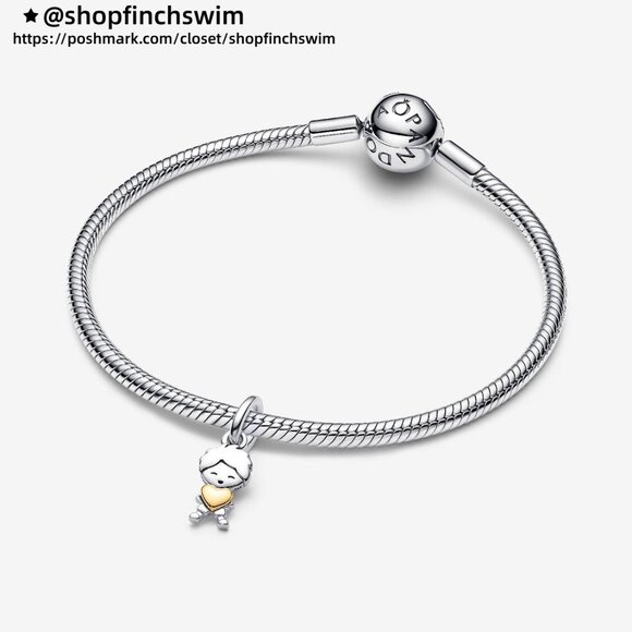 Pandora Happy Boy Dangle Charm - Picture 3 of 5